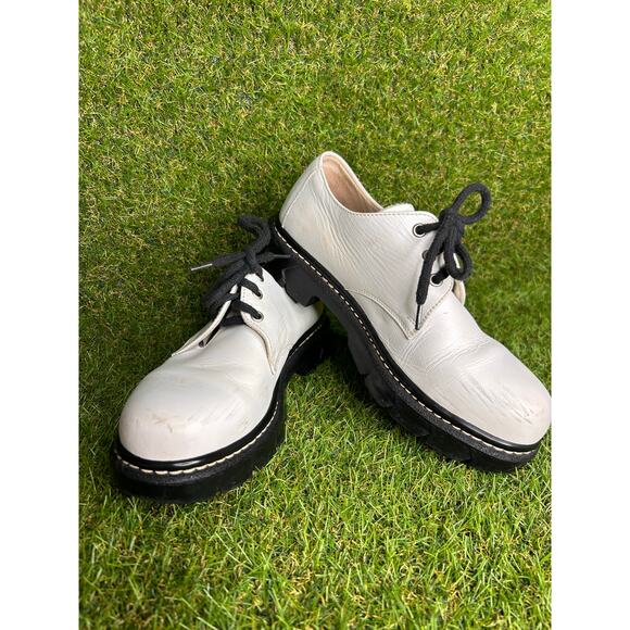 RARE Vintage Parachoc White‎ Military Combat Shoe 38 - Picture 11 of 12